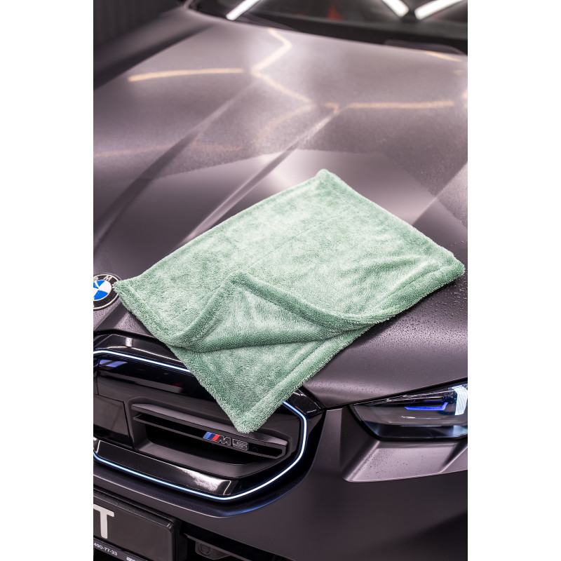 Рушник для сушіння автомобіля з мікрофібри 50Х80см 1200GSM Mint