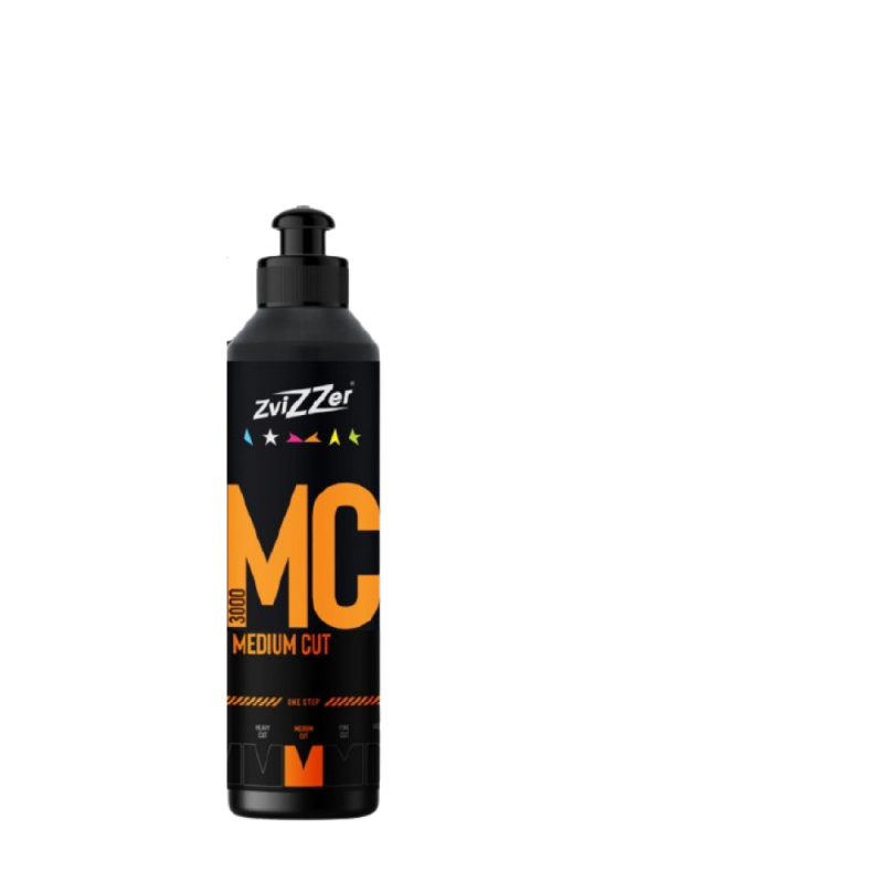 ZviZZer MC 3000 Medium Cut (ONE STEP) – Однокрокова полірувальна паста - 250 мл.