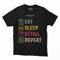 Футболка для Детейлера з принтом-надписом 