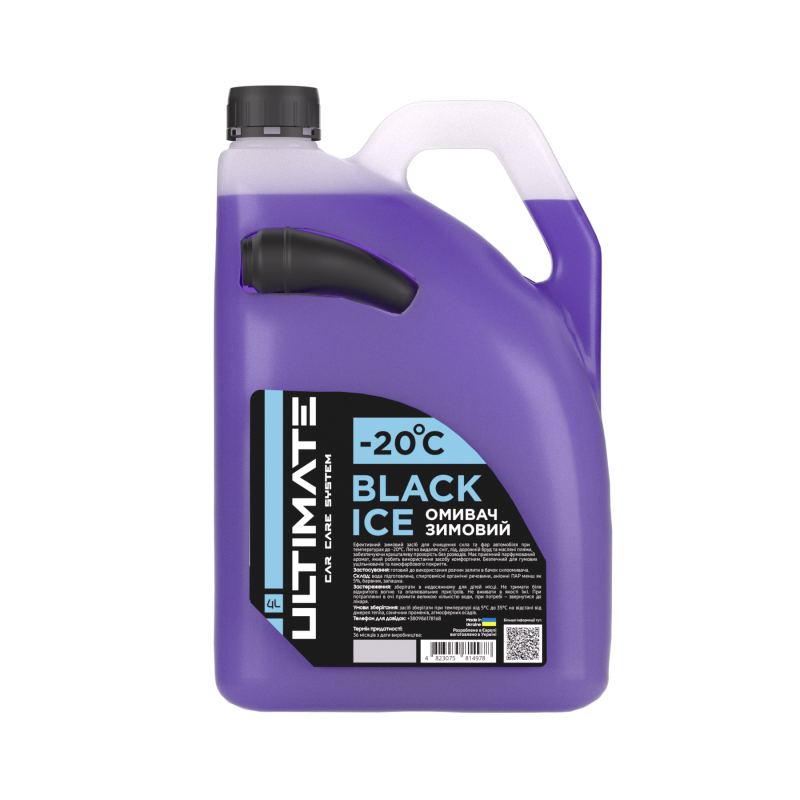 Омивач скла зимовий -20 Black Ice 4 л.